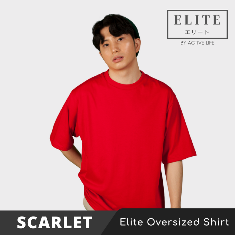 Elite Oversized Shirt - Scarlet