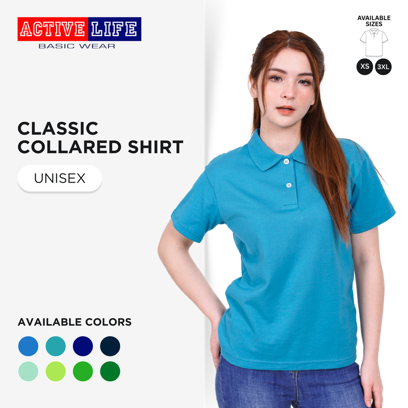 Active Life Classic Collared Shirt (Blue and Green Series)