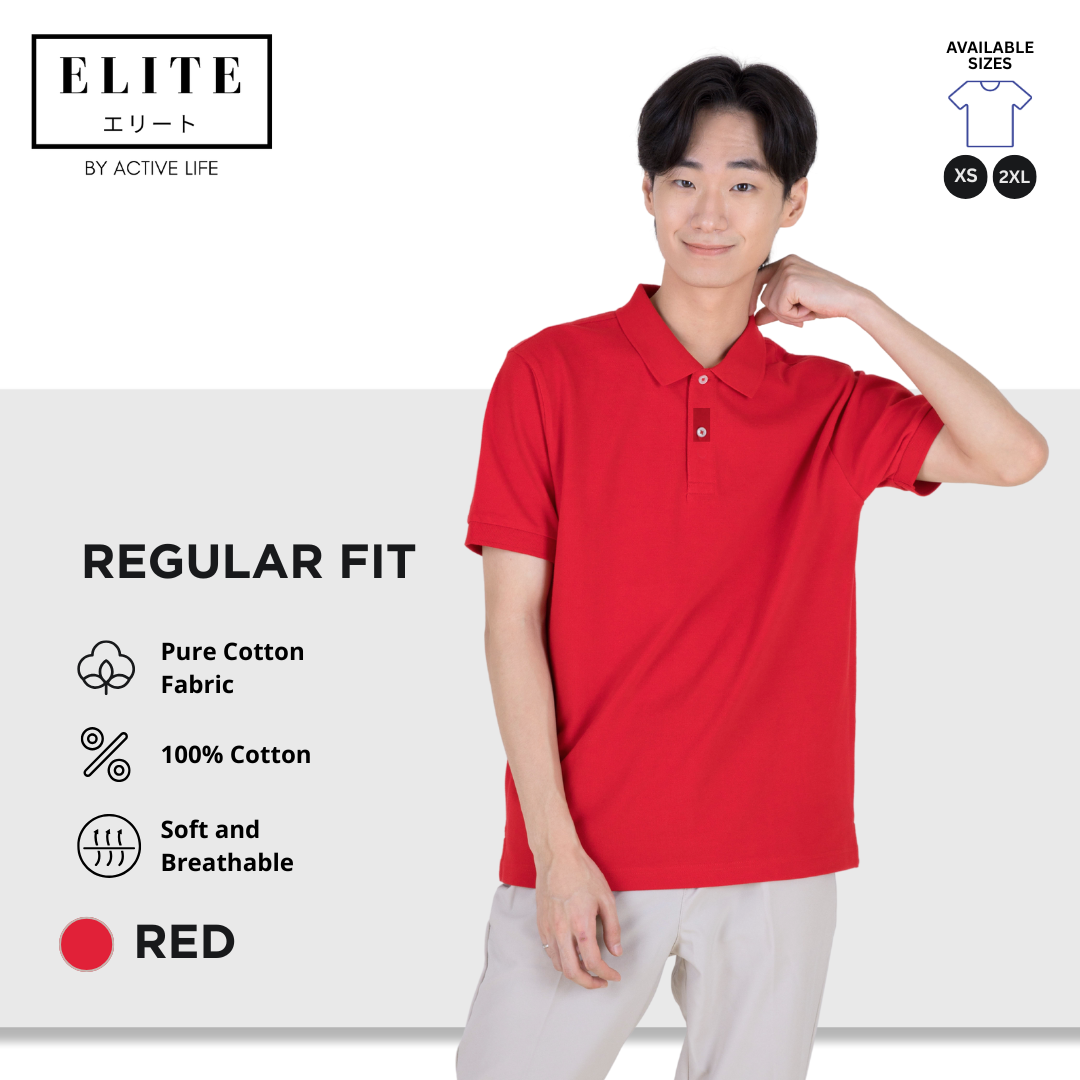 Elite Polo Shirt (100% Pure Cotton Fabric) Men’s Basic Polo Shirt | Old Rich and Basic Fashion | Comfortable Polo for Casual and Office Wear