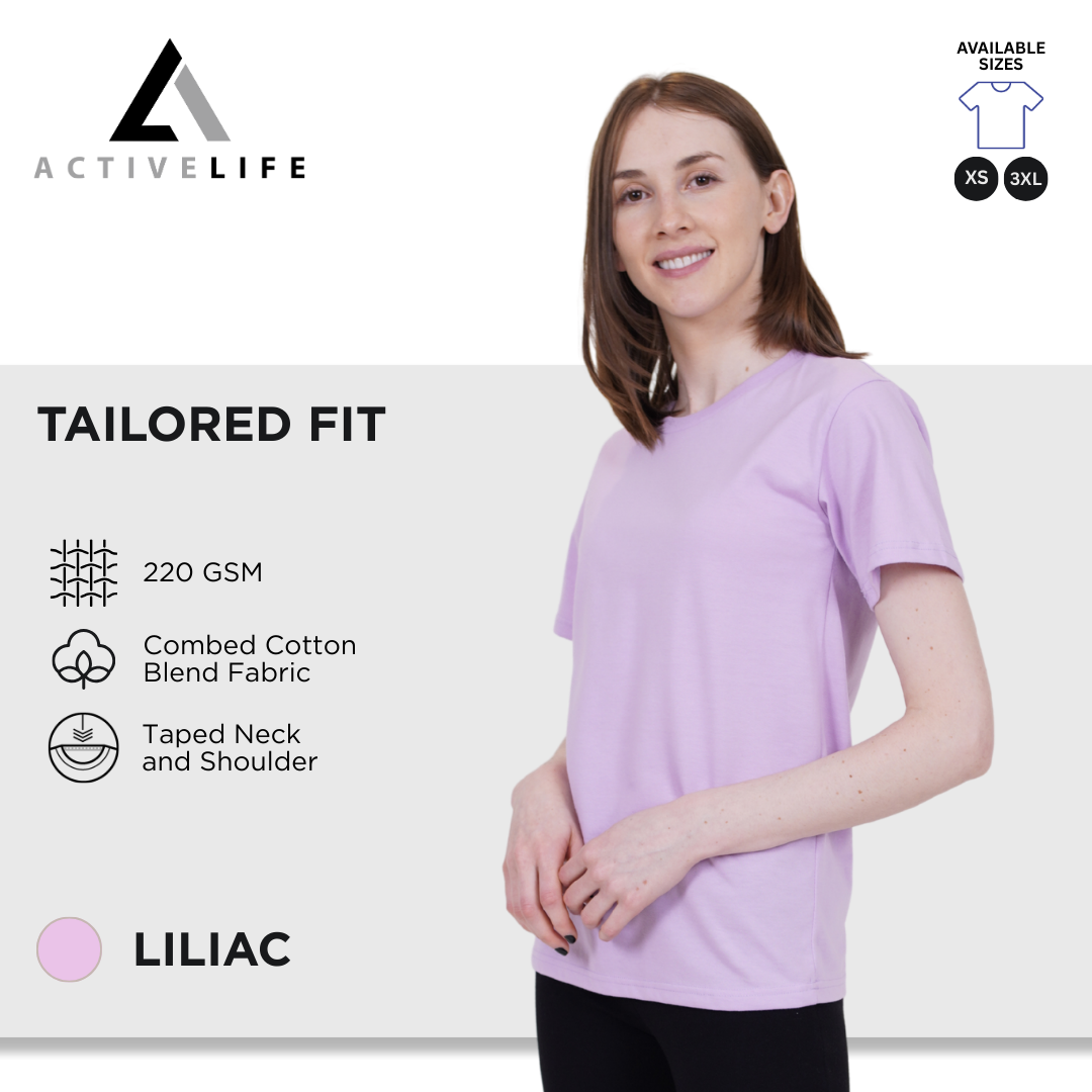 Active Life Black Label Round Neck Shirt Comfortable Basic Fashion High Quality Plain Shirt Top for Men, Women and Plus Size