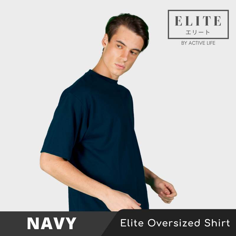 Elite Oversized Shirt - Navy