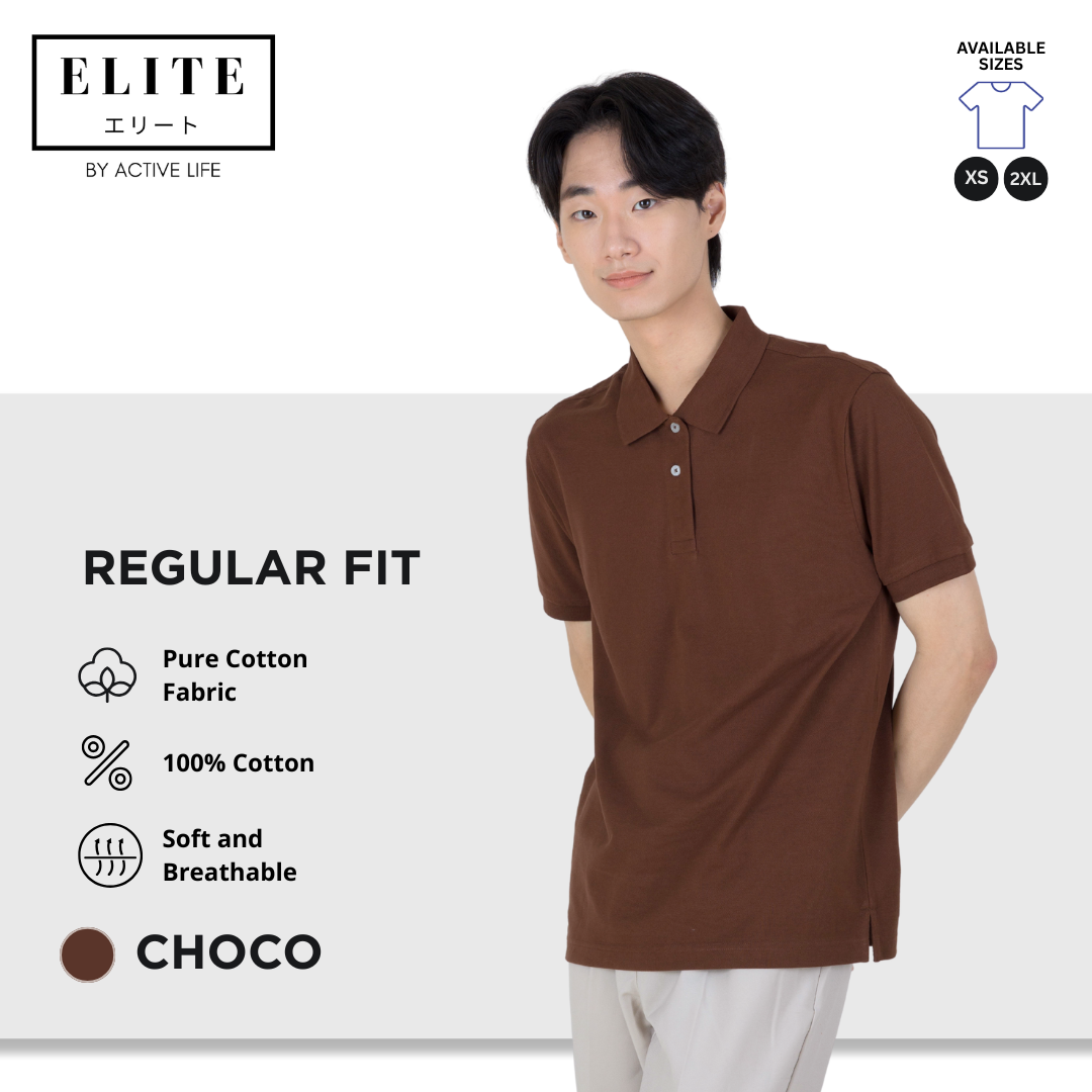 Elite Polo Shirt (100% Pure Cotton Fabric) Men’s Basic Polo Shirt | Old Rich and Basic Fashion | Comfortable Polo for Casual and Office Wear