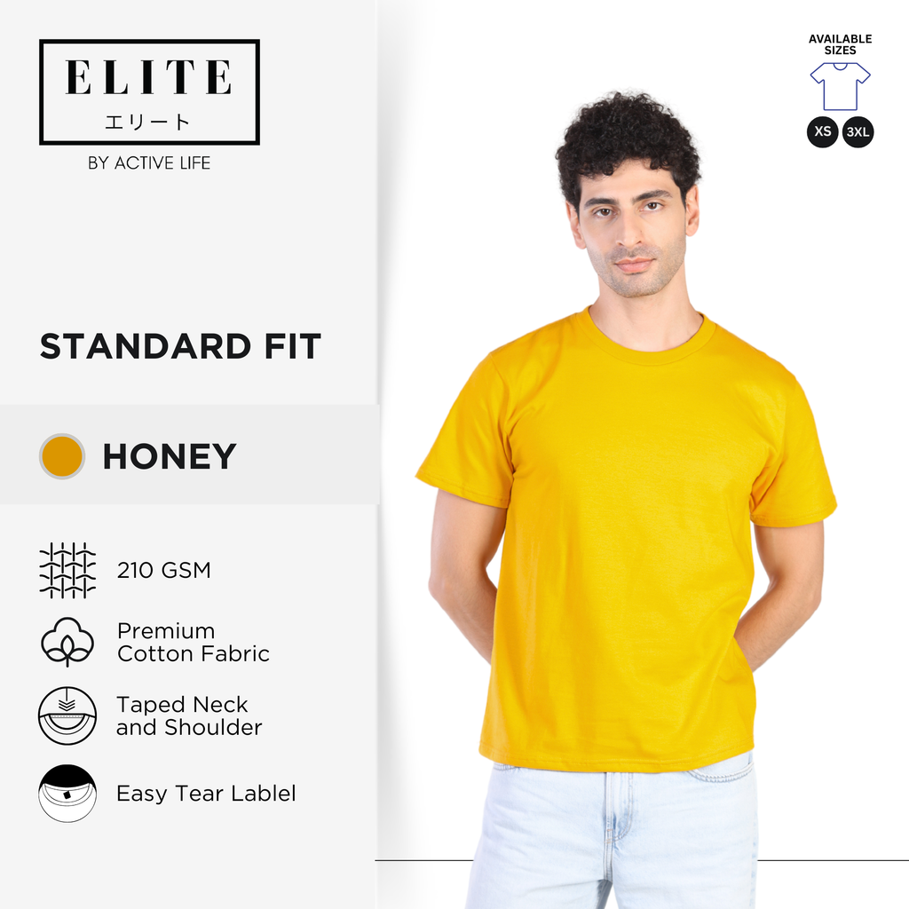 Elite Premium Quality Cotton Round Neck Shirt - (Lt. Blue, Sage, Lagoon, Pine, Cream, Pecan, Honey, Rust) Comfortable Minimalist Plain Shirt OOTD Top for Men, Women and Plus Size