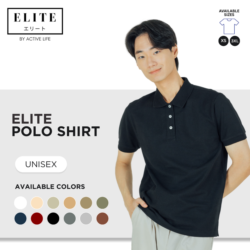 Elite Polo Shirt (100% Pure Cotton Fabric) Men’s Basic Polo Shirt | Old Rich and Basic Fashion | Comfortable Polo for Casual and Office Wear