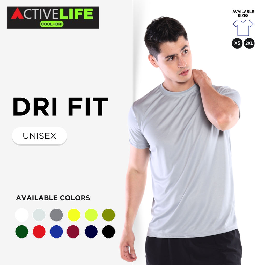 Active Life Cool-Dri Dri Fit Shirt | Unisex | XS–2XL | 12 Colors
