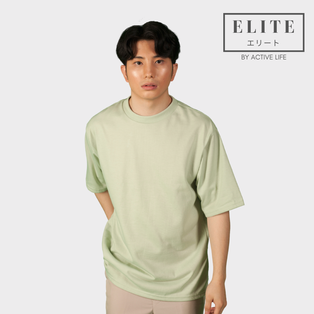 Elite Affordable Plain Oversized Shirt Basic Fashion for Men and Women - Matcha