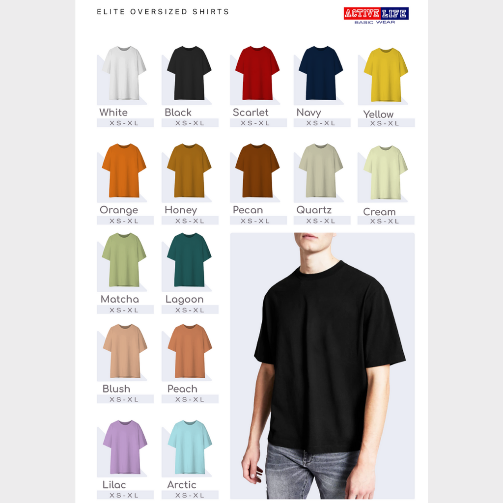 Elite Affordable Plain Oversized Shirt Basic Fashion for Men and Women - Matcha