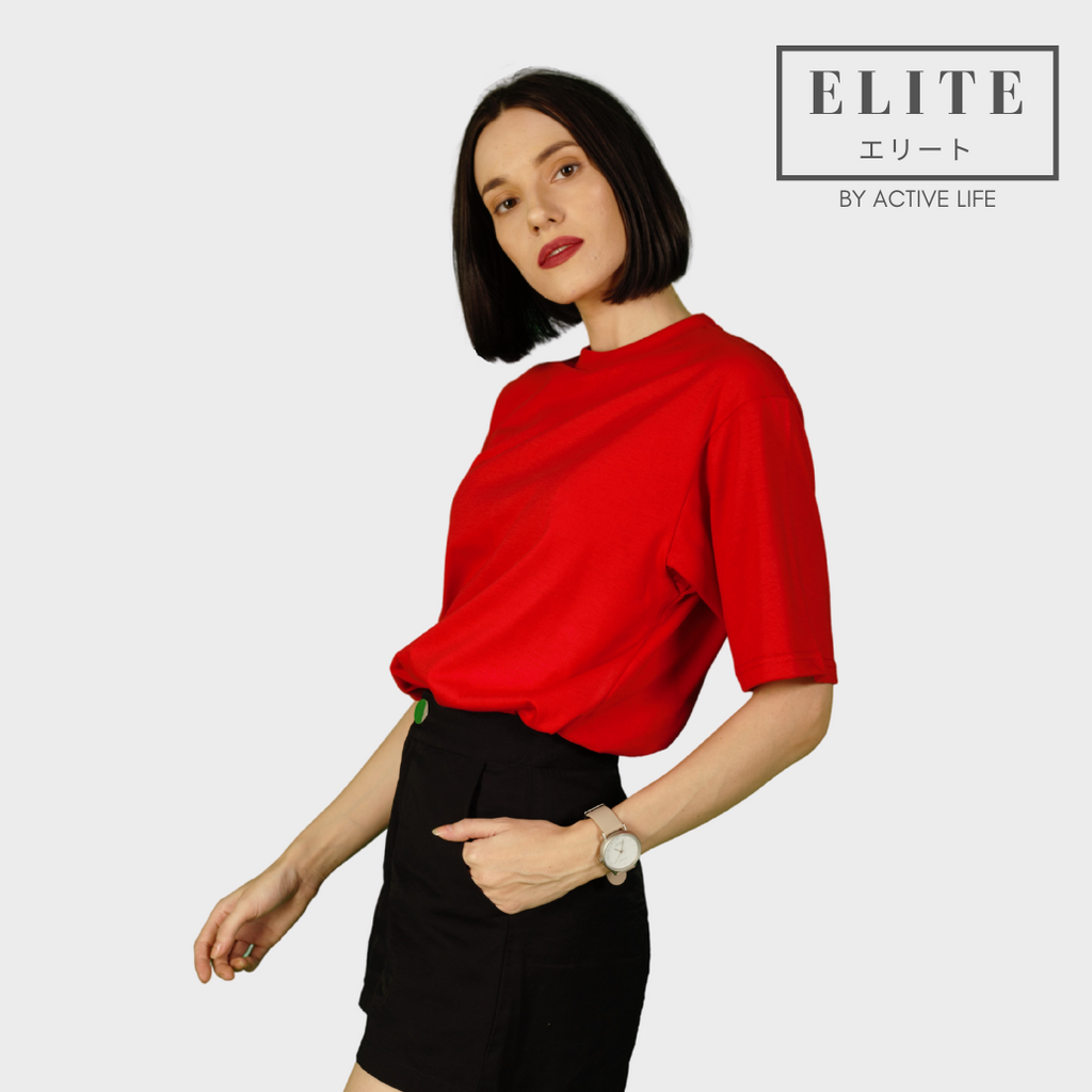 Elite Oversized Shirt - Scarlet