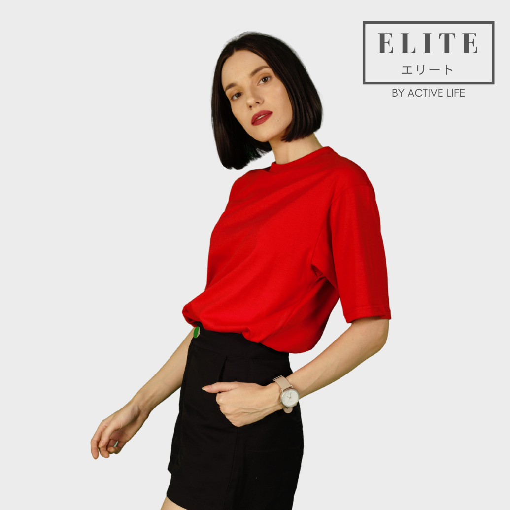 Elite Oversized Shirt - Scarlet