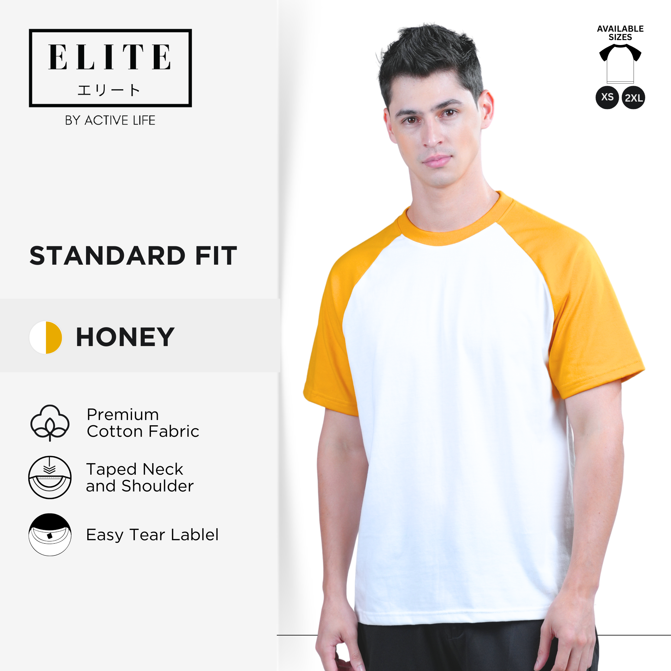 Elite Raglan Premium Quality Cotton Shirt | Combed Cotton Blend | XS to 2XL | 10 Colors |  Comfortable Trendy Plain Shirt Top for Men and Women