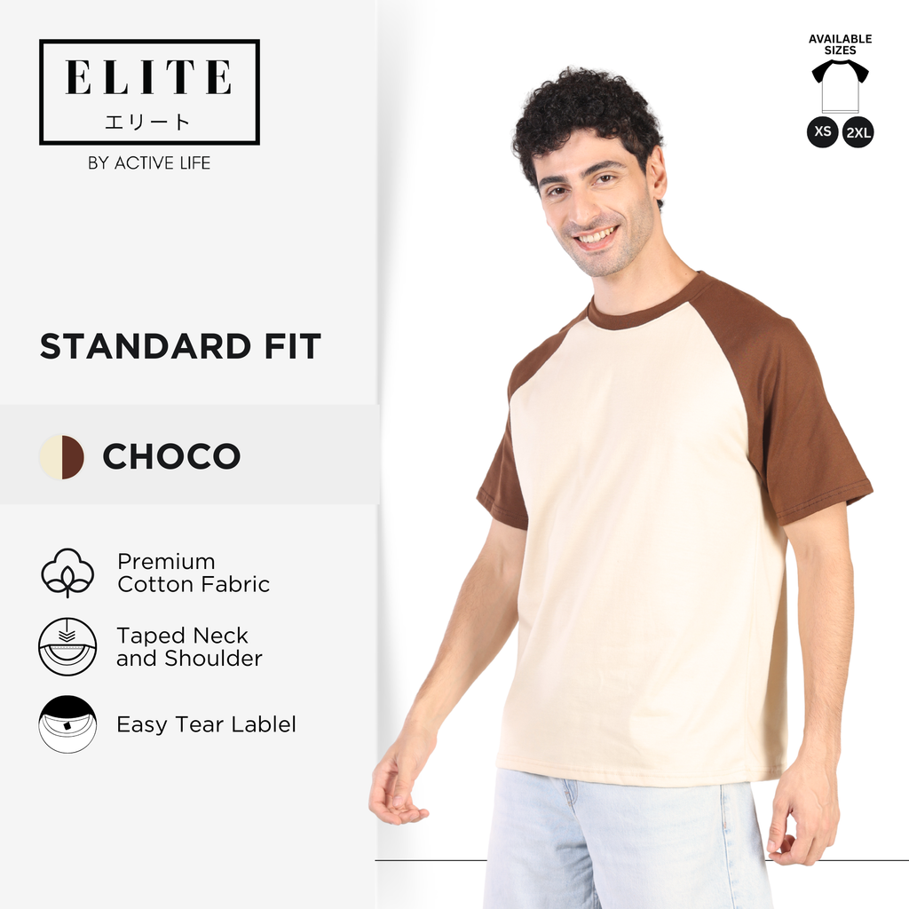 Elite Raglan Premium Quality Cotton Shirt | Combed Cotton Blend | XS to 2XL | 10 Colors |  Comfortable Trendy Plain Shirt Top for Men and Women