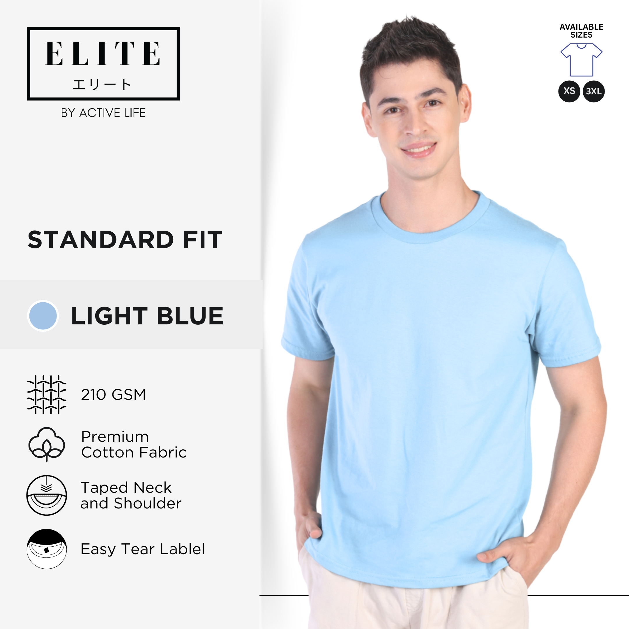 Elite Premium Quality Cotton Round Neck Shirt - (Lt. Blue, Sage, Lagoon, Pine, Cream, Pecan, Honey, Rust) Comfortable Minimalist Plain Shirt OOTD Top for Men, Women and Plus Size