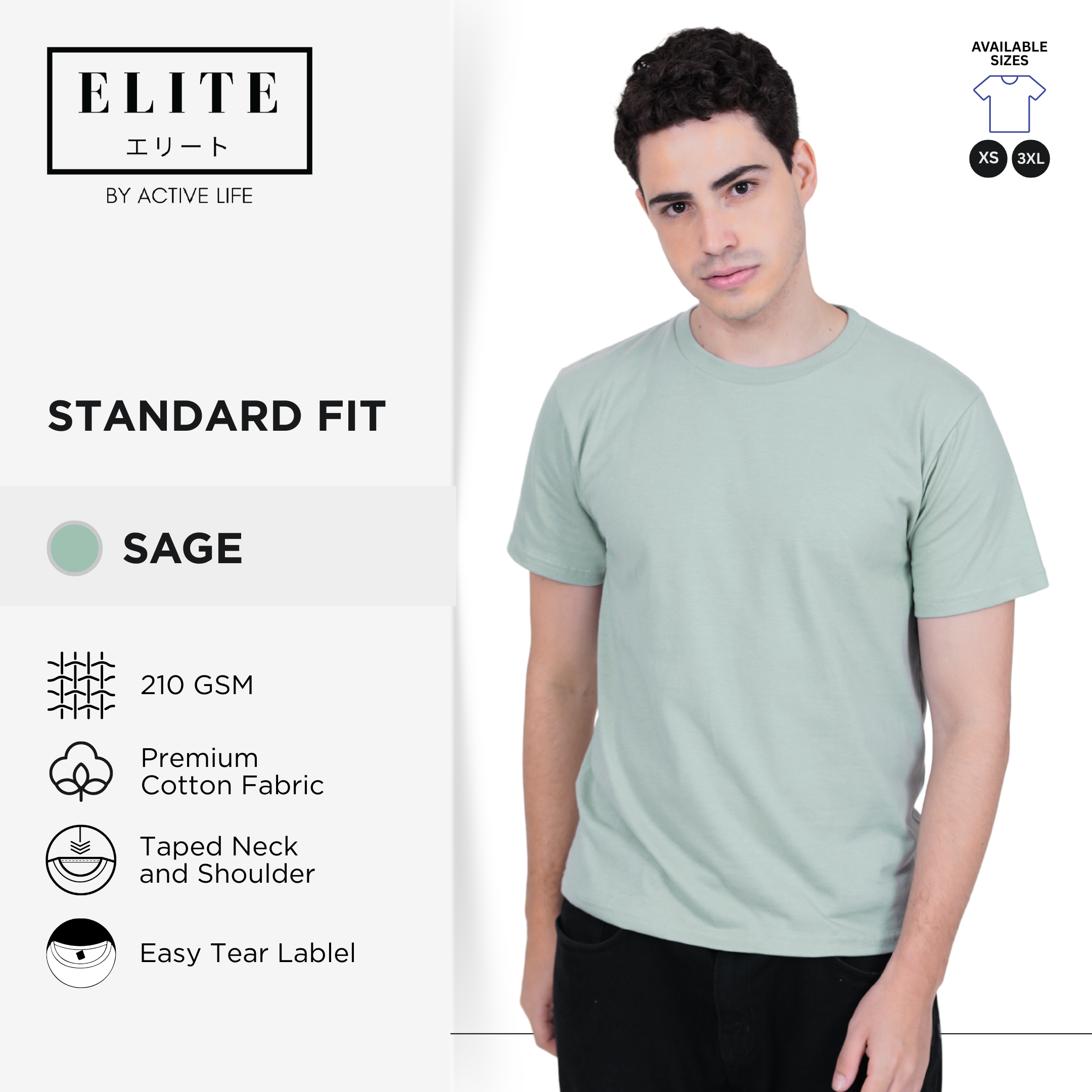 Elite Premium Quality Cotton Round Neck Shirt - (Lt. Blue, Sage, Lagoon, Pine, Cream, Pecan, Honey, Rust) Comfortable Minimalist Plain Shirt OOTD Top for Men, Women and Plus Size