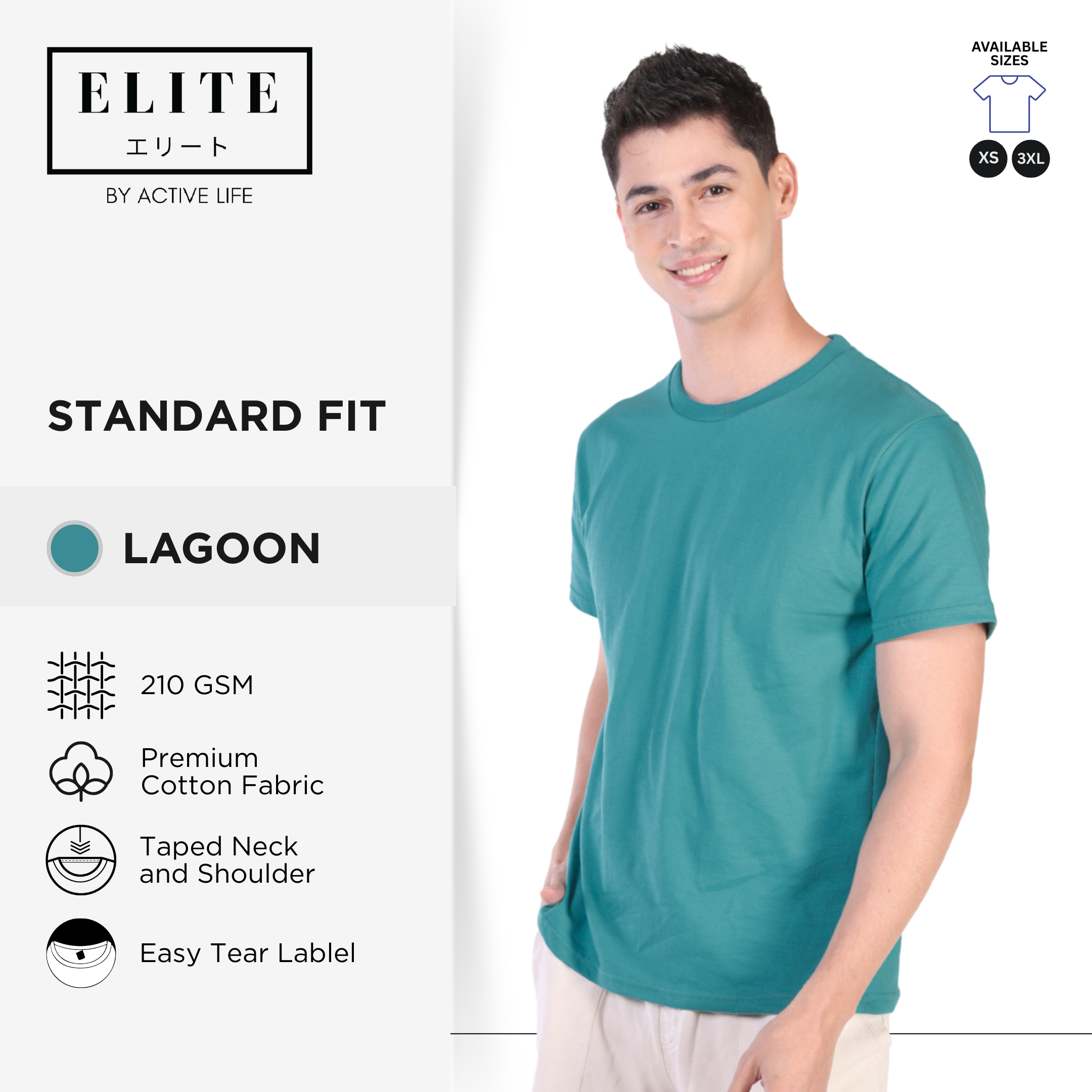 Elite Premium Quality Cotton Round Neck Shirt - (Lt. Blue, Sage, Lagoon, Pine, Cream, Pecan, Honey, Rust) Comfortable Minimalist Plain Shirt OOTD Top for Men, Women and Plus Size