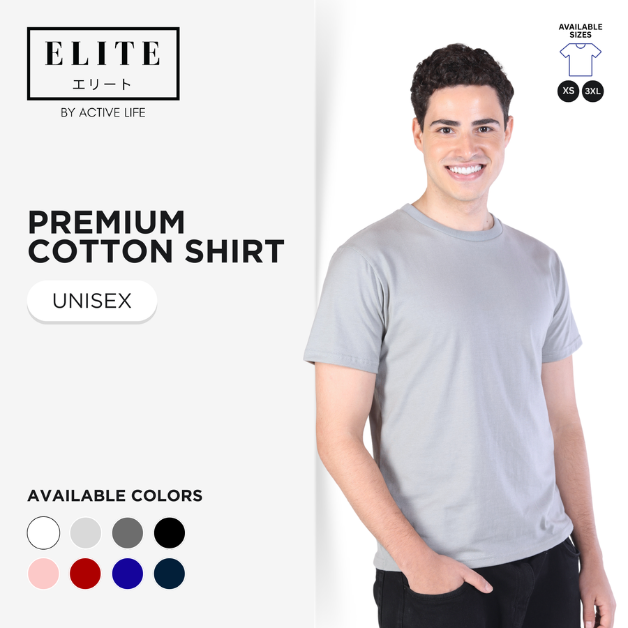 Elite Premium Quality Cotton Round Neck Shirt - (Classic Colors)