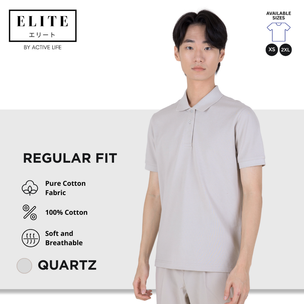Elite Polo Shirt (100% Pure Cotton Fabric) Men’s Basic Polo Shirt | Old Rich and Basic Fashion | Comfortable Polo for Casual and Office Wear