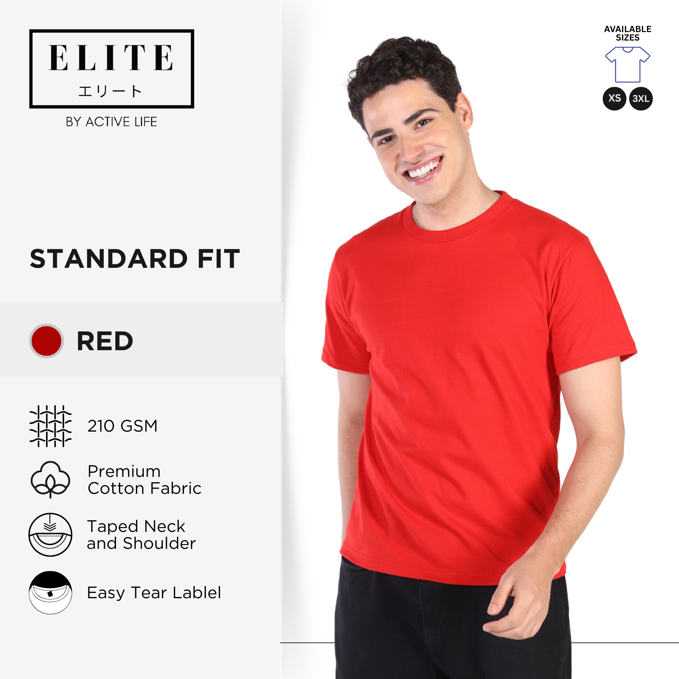 Elite Premium Quality Cotton Round Neck Shirt - (White, Steel, Charcoal, Black, Lt. Pink, Red, Royal, Navy) Comfortable Minimalist Plain Shirt OOTD Top for Men, Women and Plus Size