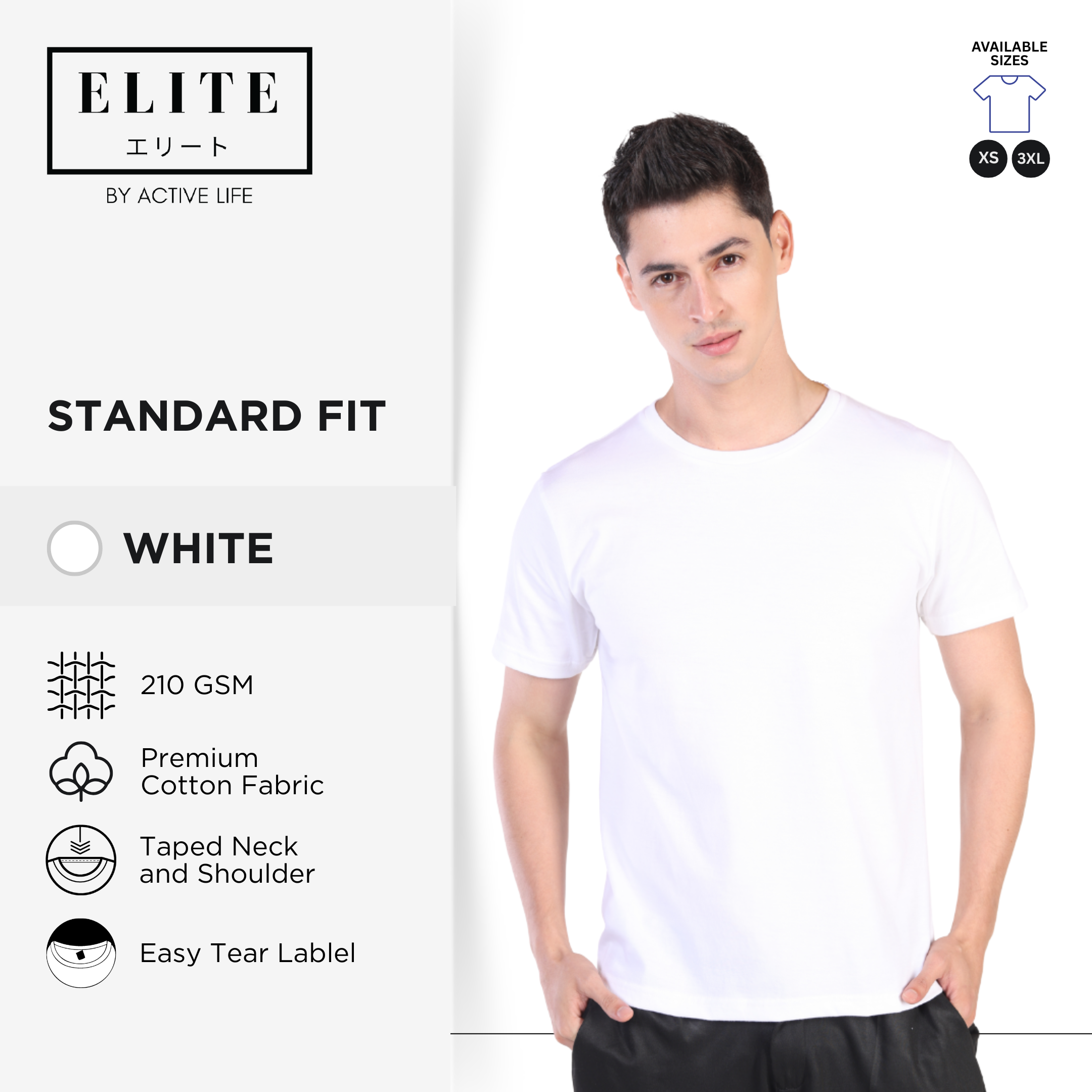 Elite Premium Quality Cotton Round Neck Shirt - (White, Steel, Charcoal, Black, Lt. Pink, Red, Royal, Navy) Comfortable Minimalist Plain Shirt OOTD Top for Men, Women and Plus Size